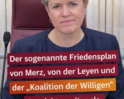 Der sogenannte Friedensplan von Merz und co. ist nichts anderes als ein Kriegsplan!